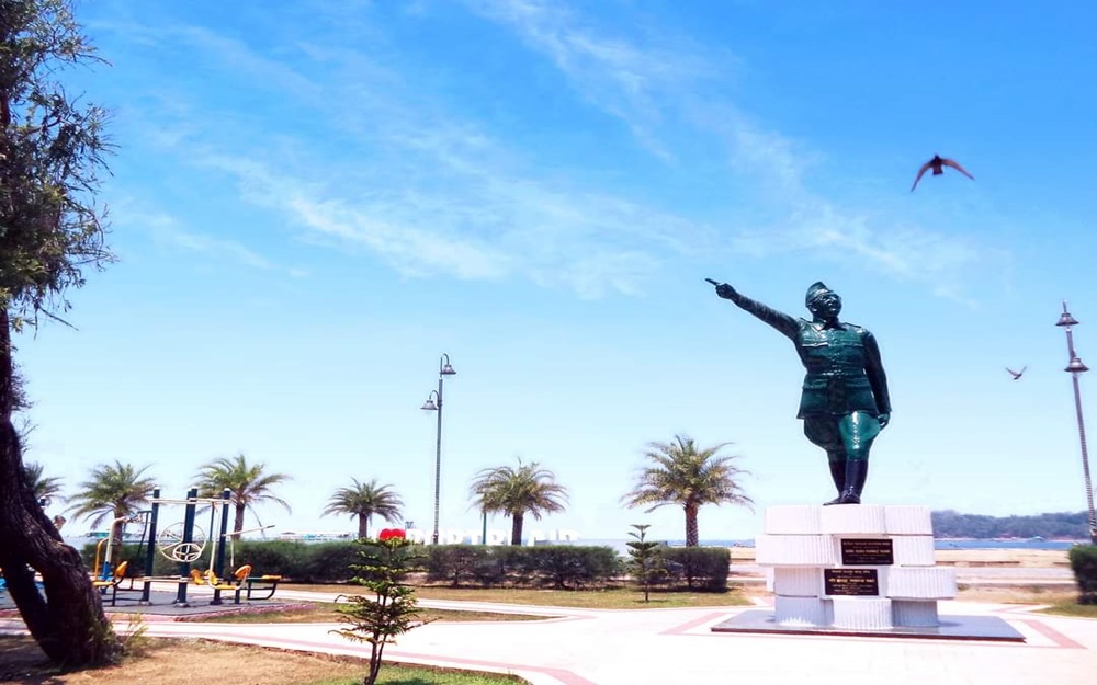 Statue of Netaji at Marina Park, Port Blair