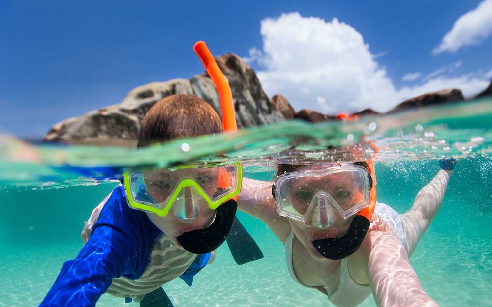 snorkelling